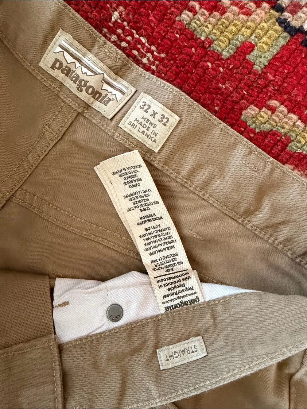 Patagonia Mens Khaki Pants 32 x 32
